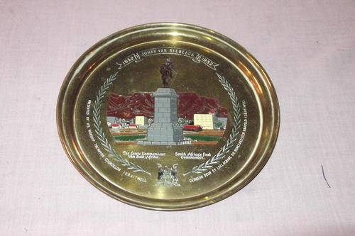 Johan Van Riebeeck Brass Plate