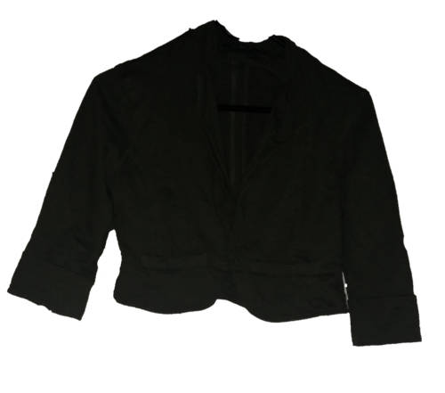 Olive Crop Blazer, Crop Jacket, Military Jacket