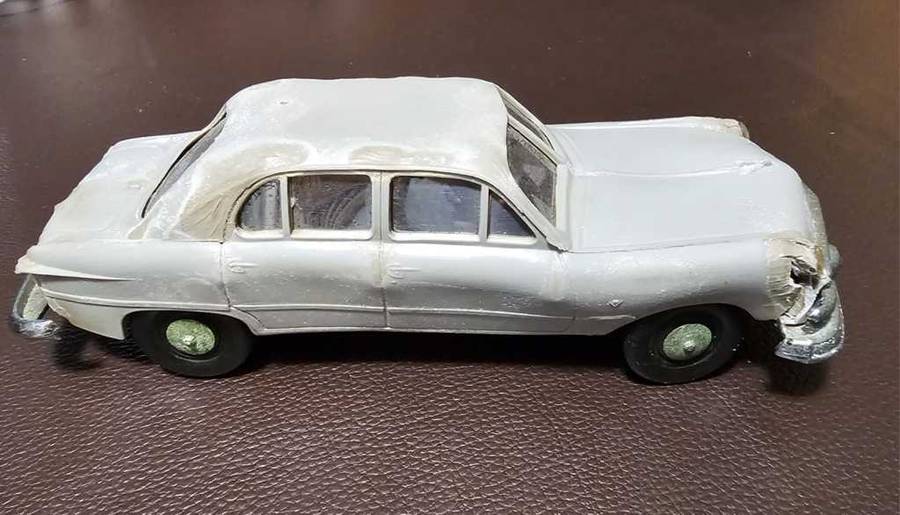 Vintage TIN PLATE Toy Car Ford Tornado