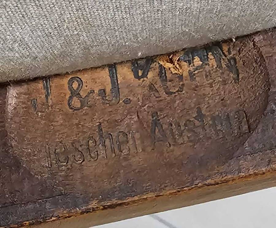 Antique J & J Kohn Office Armchair No.44 - VERY COLLECTIBLE