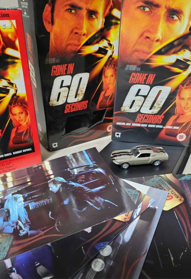 Movie Memorabilia - GONE IN SIXTY SECONDS Limited Edition Movie Box Set with Post Cards & Diecast