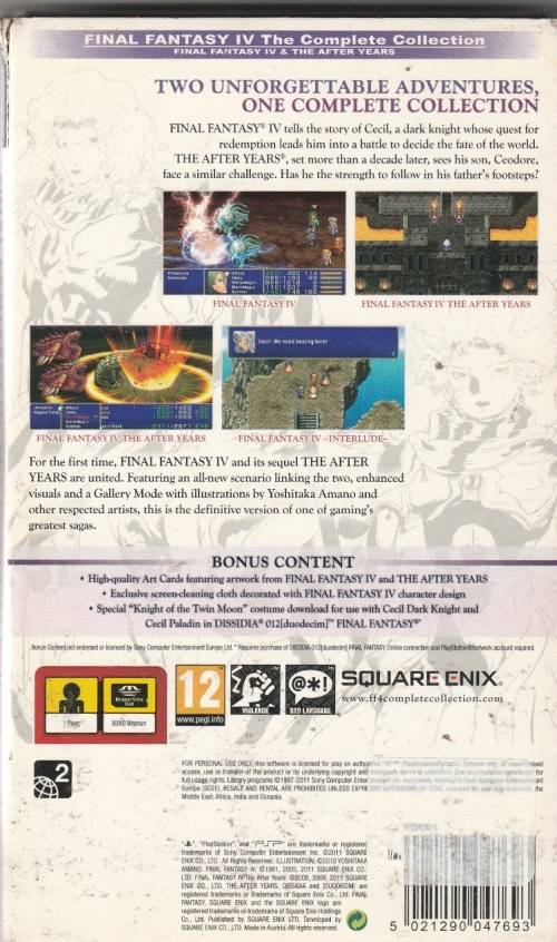 Final Fantasy IV: The complete collection
