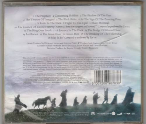 Lord of the rings: The fellowship of the ring - Soundtrack