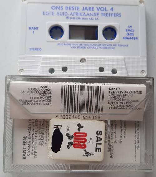 Ons beste jare - Egte Suid Afrikaanse treffers vol.4 (Tape)