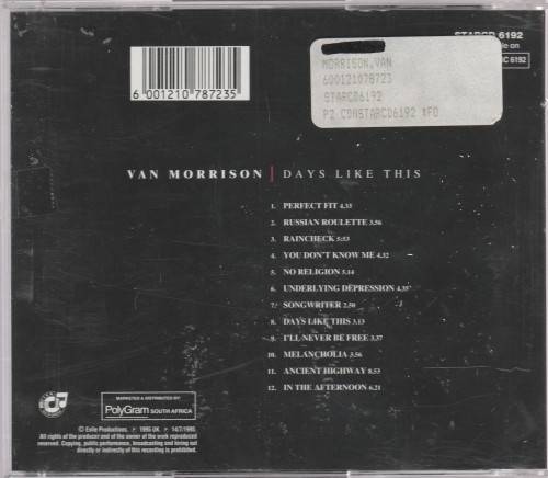 Van Morrison - Days like this