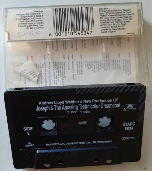 Joseph and the amazing technicolor dreamcoat (tape)