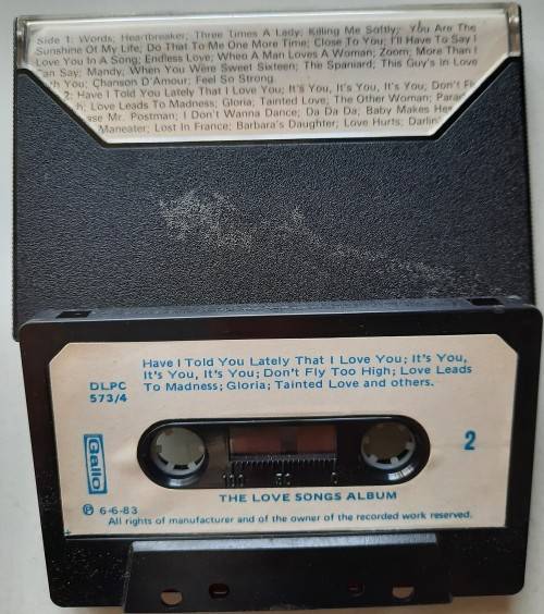 The love songs album (tape)