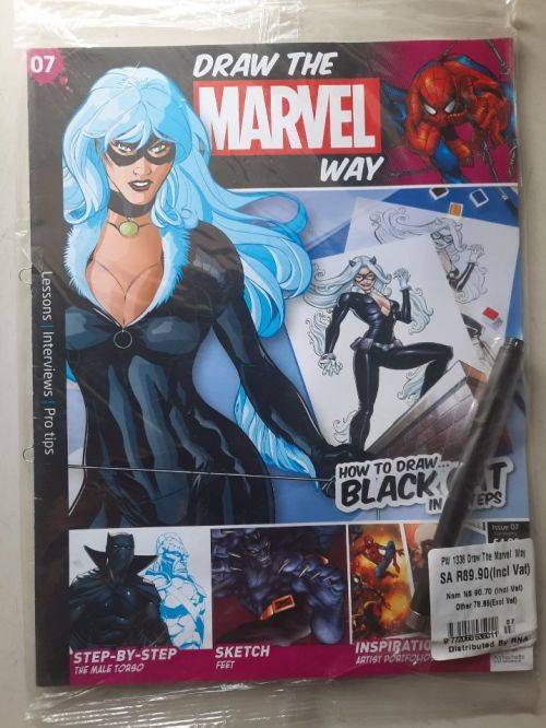 Draw the Marvel way #7 Black Cat