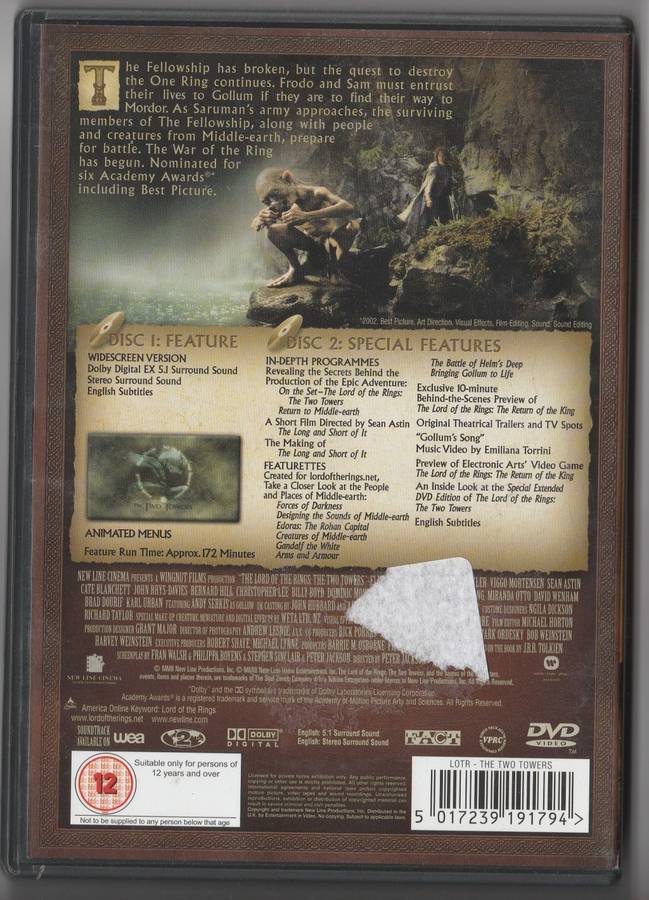 Lord of the rings: The two towers