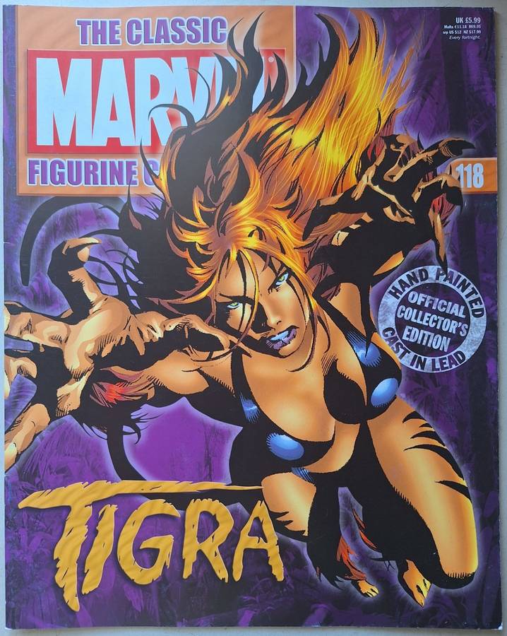 Marvel Figurine collection #118 Tigra (magazine only)
