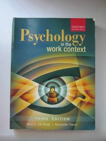 PSYCHOLOGY IN THE WORK CONTEXT