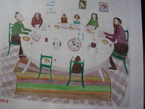 Pieter van der Westhuizen Etching Passover