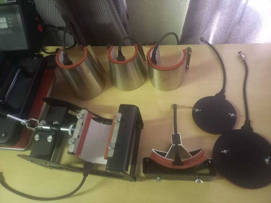 8 IN ONE HEAT PRESS 360 SWING + FREE HTV