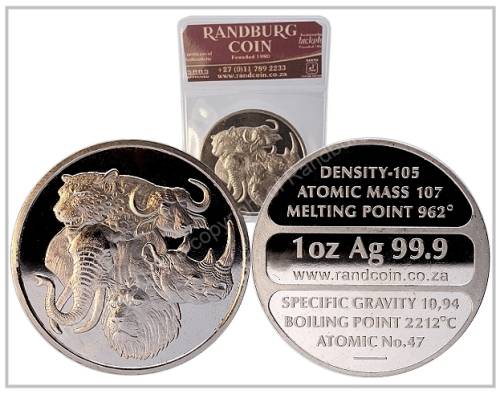 *#* 1oz Silver 99.9Ag Big 5 Medallions *#*