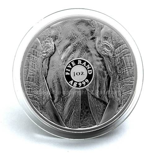 *#* 2019 Fine Silver Proof 1oz Krugerrand with Mintmark and 1oz Big Five Elephant Combo Set *#*
