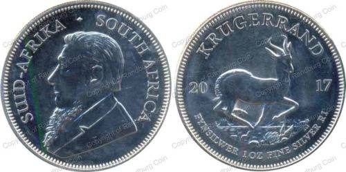 *#* 2017 SILVER 1OZ PREMIUM UNC KRUGERRAND - Coin ONLY *#*