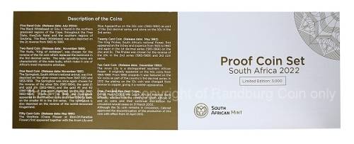 *#* 2022 South African Short Proof Coin Set - *#*