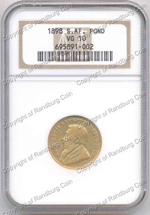 *#* 1898 NGC SLABBED POND VG 10 *FREE SHIPPING!!!* *#*