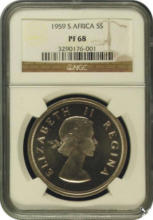 *#* ATTENTION !!! - 1959 NGC CROWN SLABBED PF 68, -  NGC "POP 1" not sharing!!!! *#*