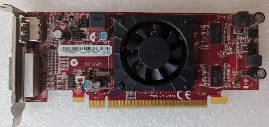 AMD Radeon HD 7350 PCIe 512MB Graphics Card GPU - Low Profile Bracket
