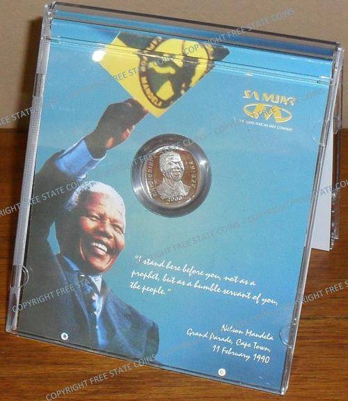 2000 Mandela Proof-Like R5 in CD Case