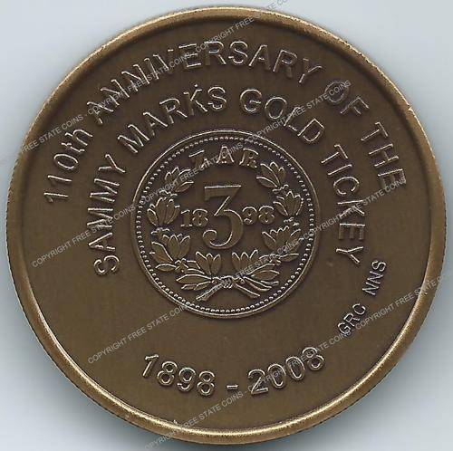 100th Anniversary of the Sammy Marks Gold Tickey