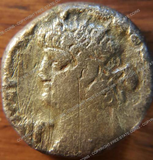 Ancient Rome: Nero 54 - 68 AD Tetradrachm: Zeus of Olympia