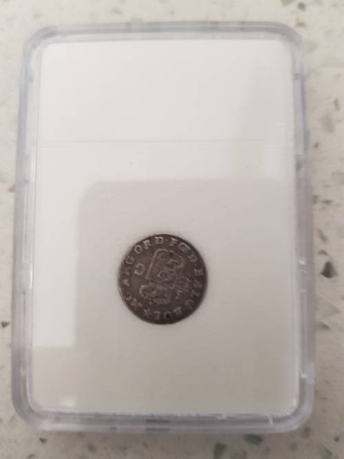 1/16 GULDEN 1802 `SCHEEPJESGULDEN` - SA`s FIRST COIN - FREE DELIVERY UNINSURED