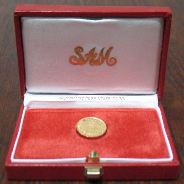 1988 Protea Les Huguenots 1/10 oz Proof Gold Coin