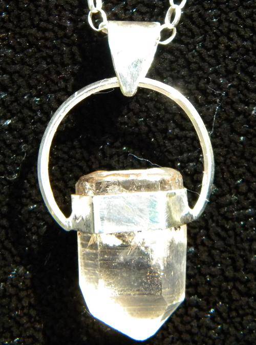 11 gm RARE!!! Natural Olifants Nek Quartz  Silver  Pendant ~ NR!!!