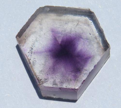 18.77ct  CHARMING!!! South African Amethyst slice~NR!!!