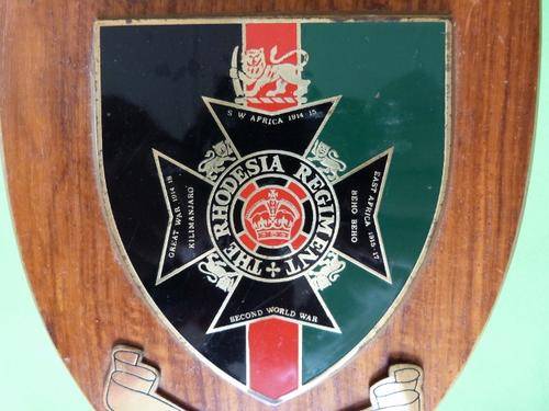 Rhodesia Regiment 5th Battalion Plaque