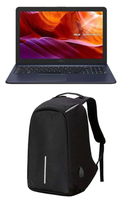 Asus Laptop- 4GB Ram, Intel N4020, 1 TB HDD, NEW (Open Box) + FREE LAPTOP ANTI THEFT BAG VALUE R300