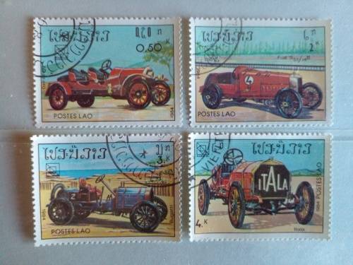 Laos 1984 Vintage Cars