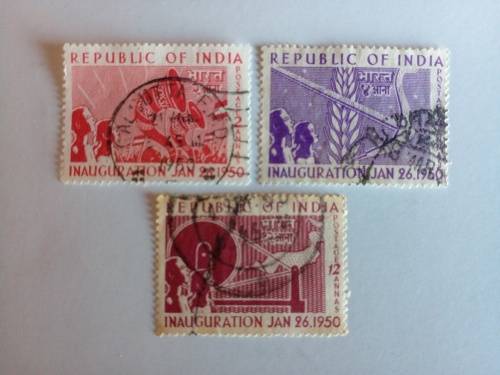 India 1950 Inauguration of the Republic