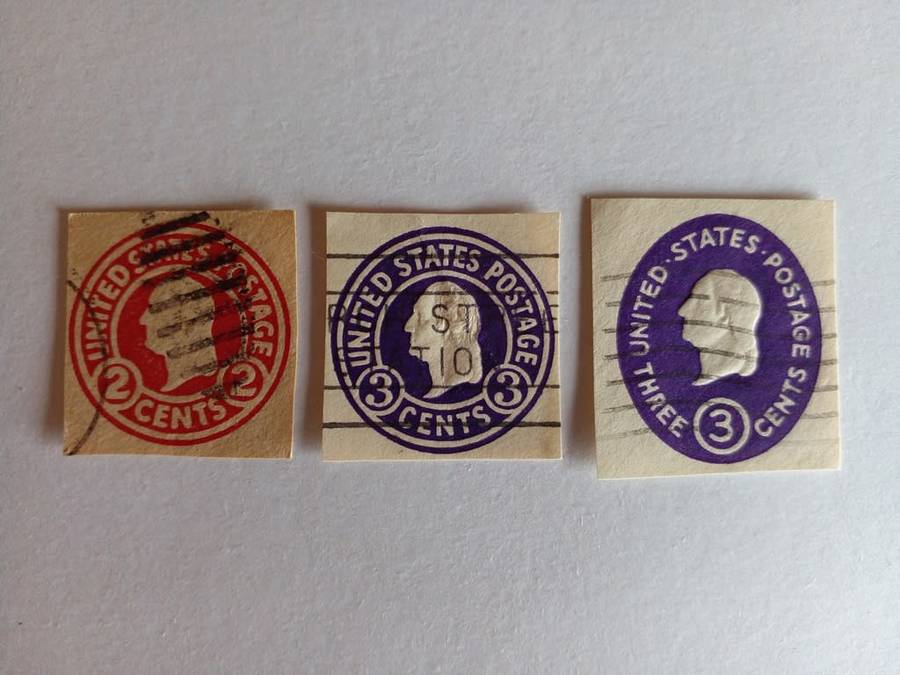 USA Embossed Stamps: G Washington