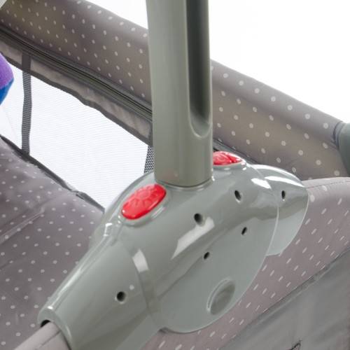 Chelino Tiffany Baby Camp Cot | White Dots