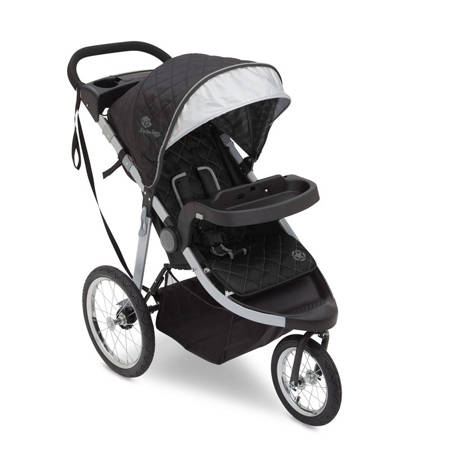 J is for Jeep® Brand Cross-Country All-Terrain Jogging Stroller | Trek grey Tonal