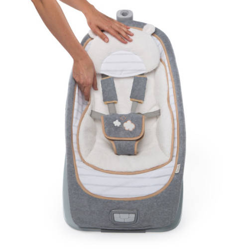 Bright Starts Boutique Collection Rocking Seat - Bella Teddy + Free Toy