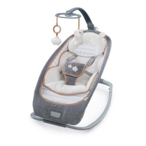 Bright Starts Boutique Collection Rocking Seat - Bella Teddy + Free Toy