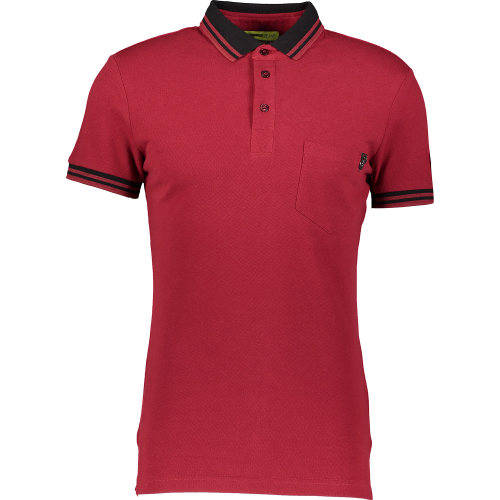 Versace Jeans Cranberry Red Polo Shirt