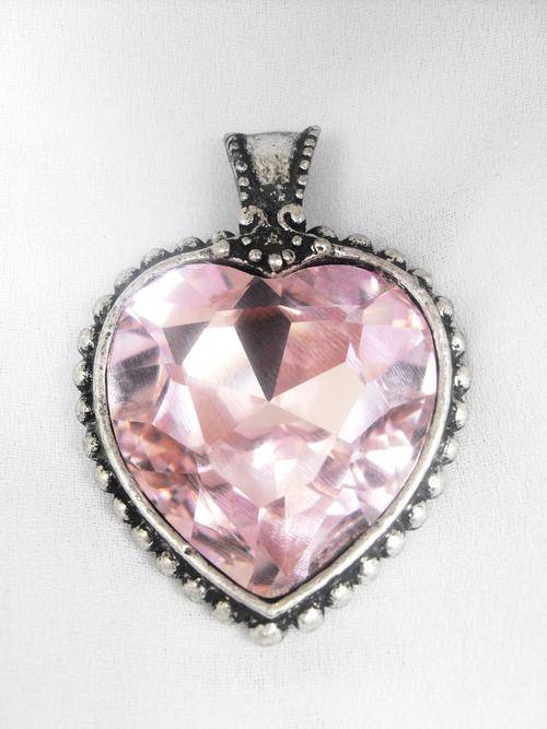 Crystal Heart Pendants