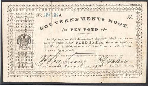 Een Pond Gouvernement Noot