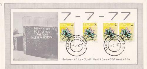Uncommon South West Africa Commemorative Cover