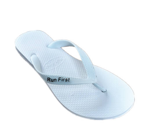 2021 Run First Flip Flops For Men Plakkies - Black or White