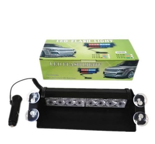 Dash Mount Emergency Strobe Light - Dash Strobe Light Flashing Light - White