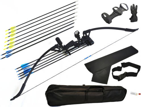 Recurve Bow & Arrow Complete Set - 40lbs Professional Archery Hunting Bow