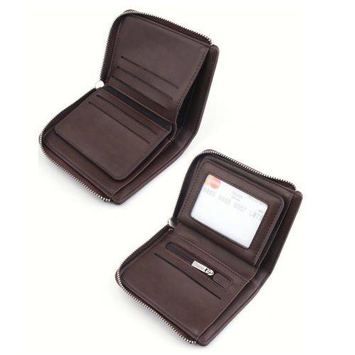 Wallets for Men & Women and Minimalist Sling Bag Unisex Crossbody Bag - Brown Sling Bag + Brown