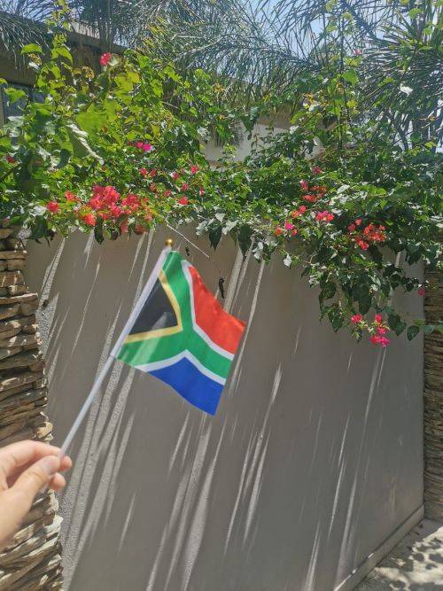 South African Stick Flags x 50 an 1 South African National Flag 0.9 x 1.5m