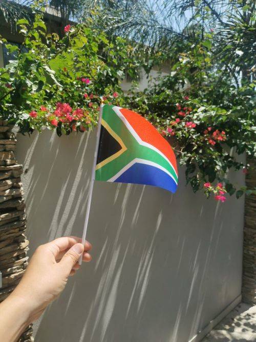 South African Stick Flags x 50 an 1 South African National Flag 0.9 x 1.5m